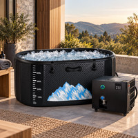 248-Gallon Cold Plunge with 1 HP Chiller
