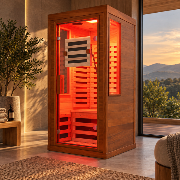 Infrared Sauna with Red Light Therapy